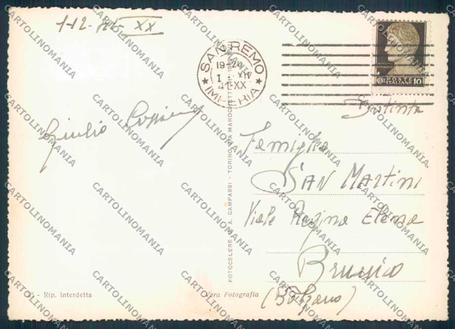 Imperia Sanremo foto FG cartolina ZF3416 – retro