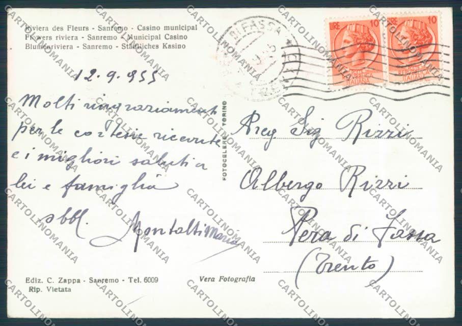 Imperia Sanremo foto FG cartolina ZF3422 – retro