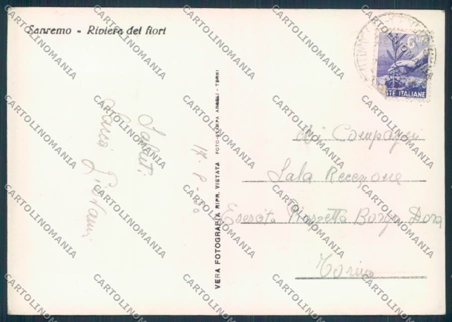 Imperia Sanremo foto FG cartolina ZF3425 – retro