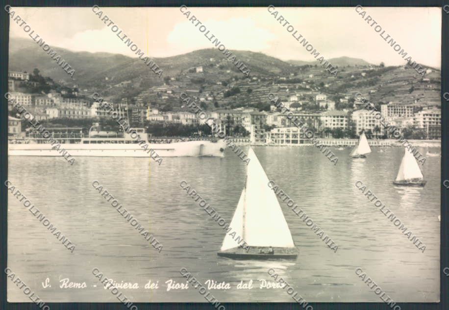 Imperia Sanremo Battello foto FG cartolina ZF3465 – fronte