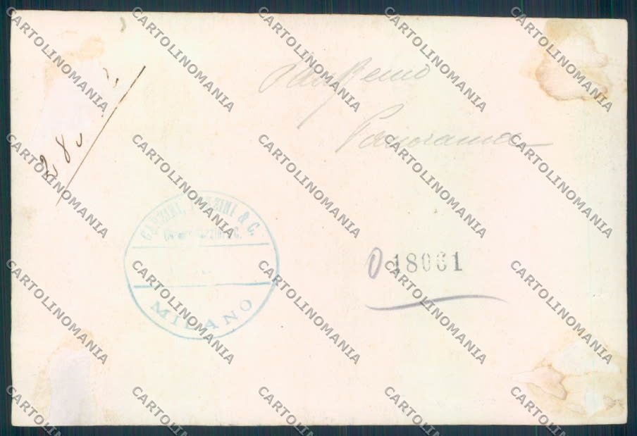 Imperia Sanremo foto Garzini Pezzini bozza per cartolina ZF3481 – retro