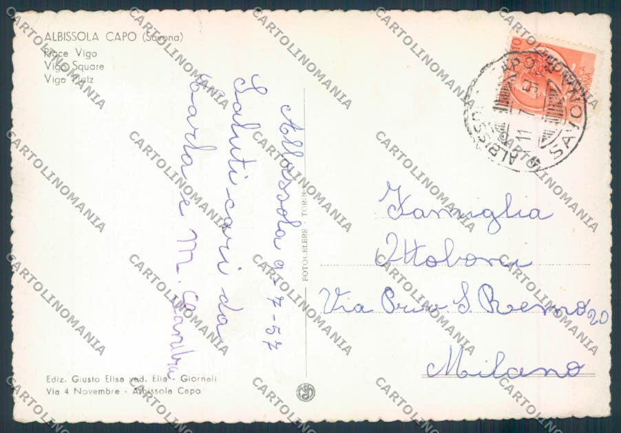 Savona Albissola FG cartolina ZF3496 – retro