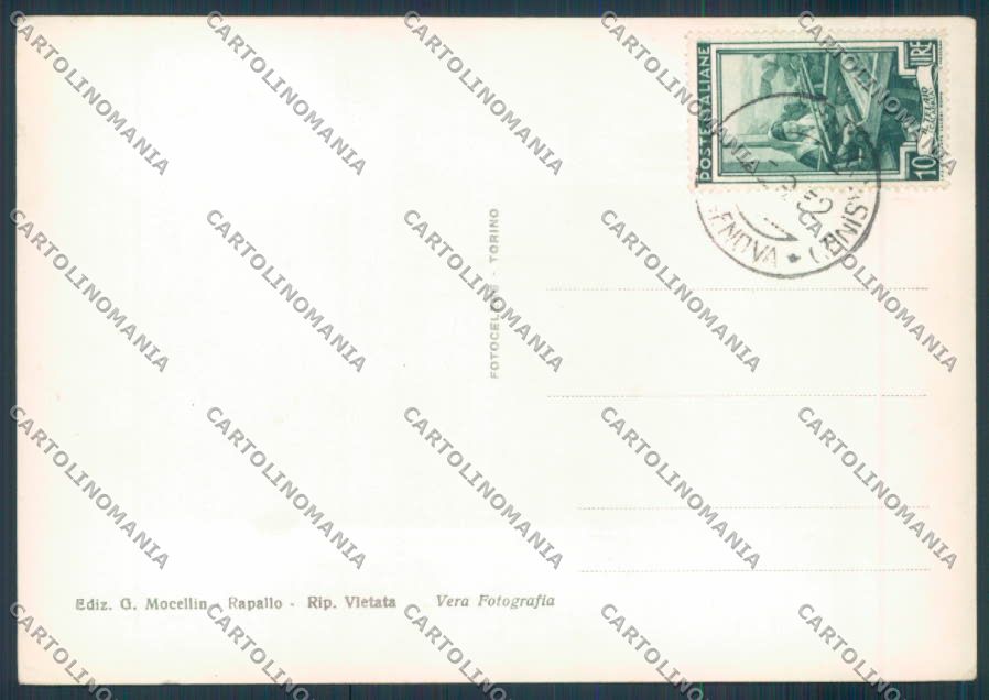 Genova Rapallo foto FG cartolina ZF3506 – retro