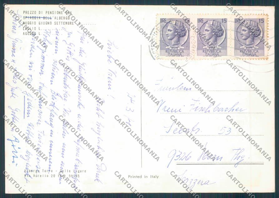 Savona Celle Ligure foto FG cartolina ZF3507 – retro