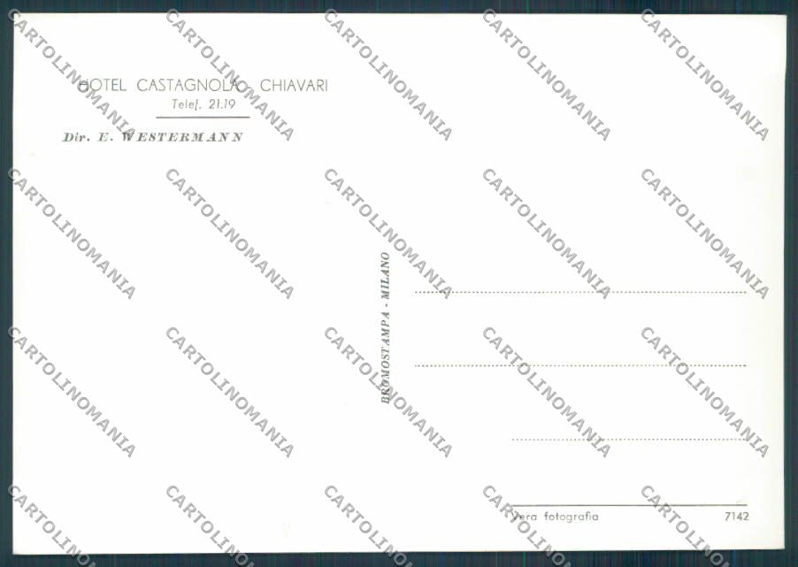 Genova Chiavari foto FG cartolina ZF3510 – retro