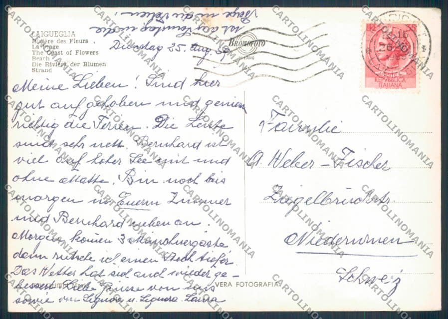 Savona Laigueglia foto FG cartolina ZF3515 – retro