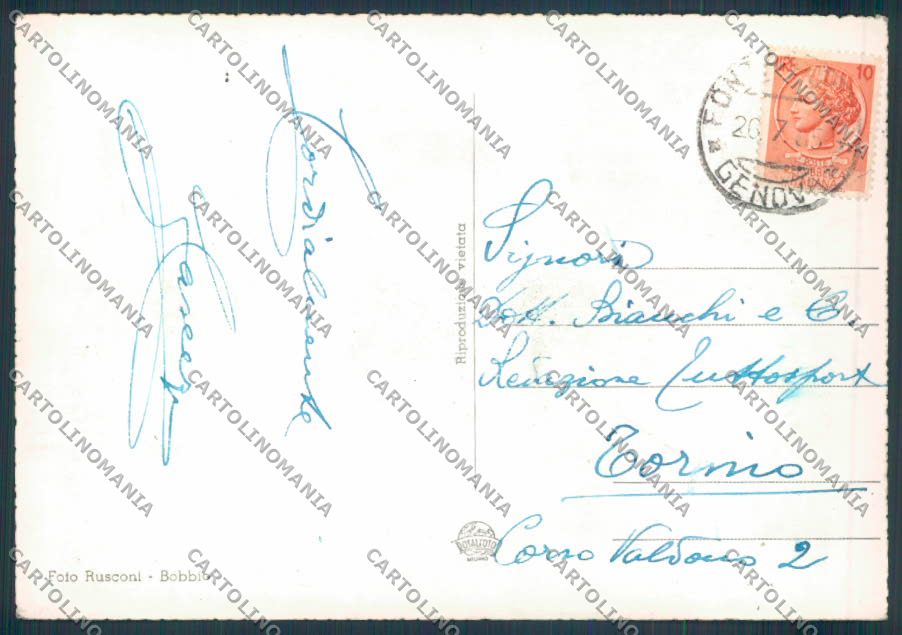 Genova Fontanigorda foto FG cartolina ZF3520 – retro
