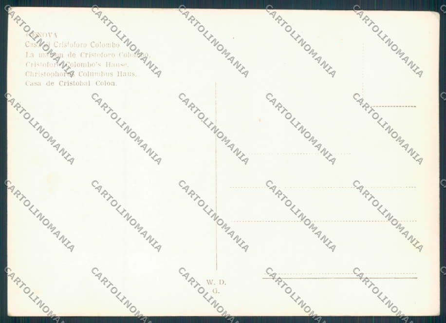 Genova città FG cartolina ZF3538 – retro