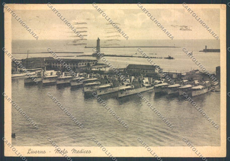 Livorno città faro RIPARATA FG cartolina ZF3543 – fronte
