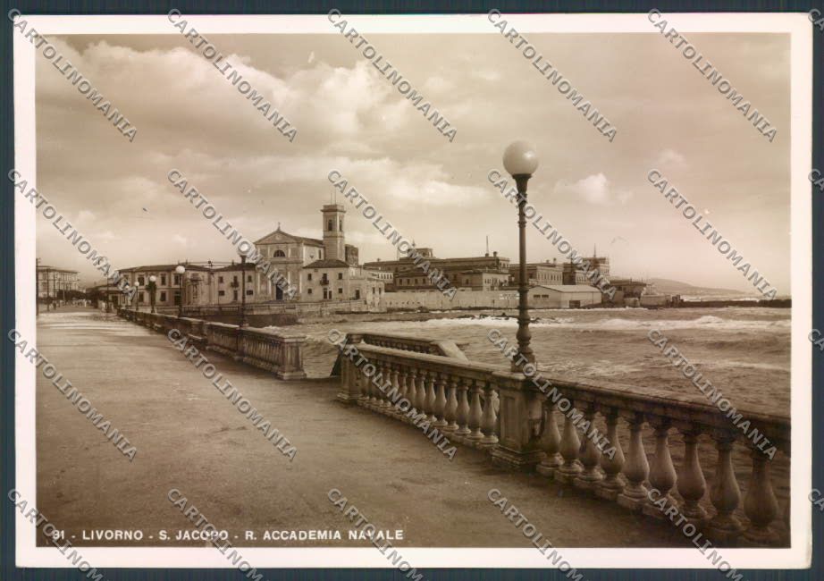 Livorno città Accademia foto FG cartolina ZF3571 – fronte