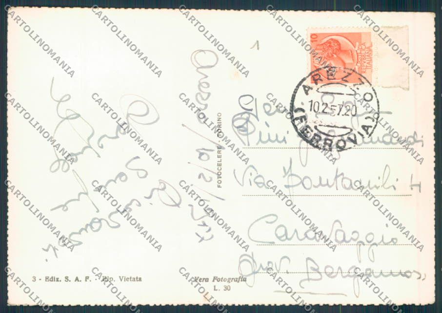Arezzo città foto FG cartolina ZF3608 – retro