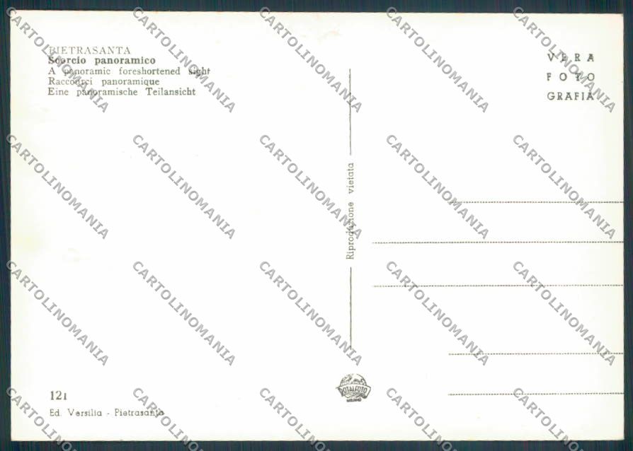 Lucca Pietrasanta foto FG cartolina ZF3636 – retro