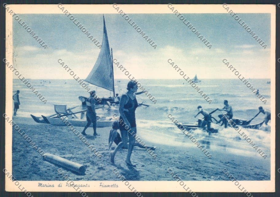 Lucca Marina di Pietrasanta Fiumetto FG cartolina ZF3647 – fronte