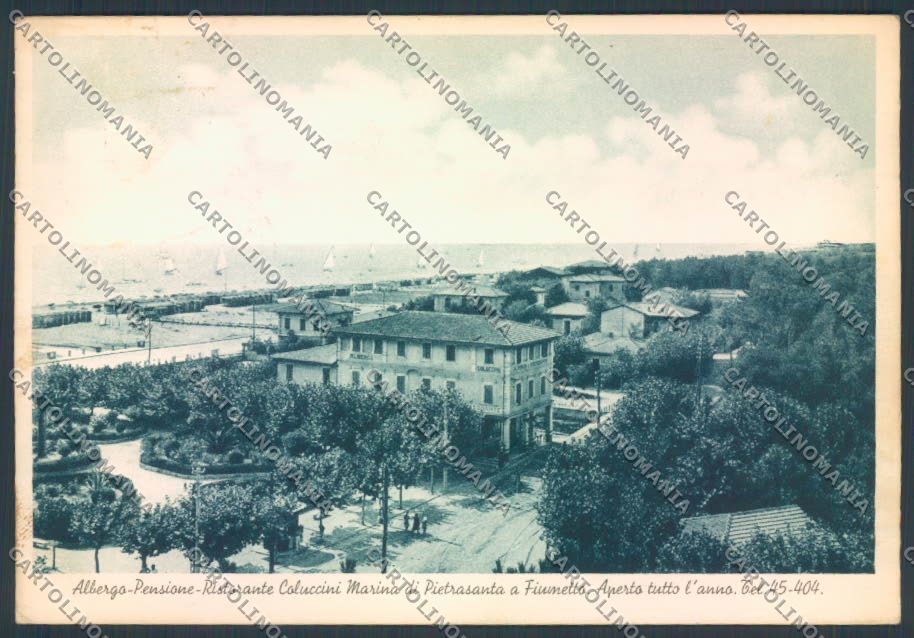 Lucca Marina di Pietrasanta Fiumetto FG cartolina ZF3655 – fronte