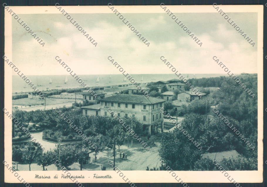 Lucca Marina di Pietrasanta Fiumetto FG cartolina ZF3660 – fronte