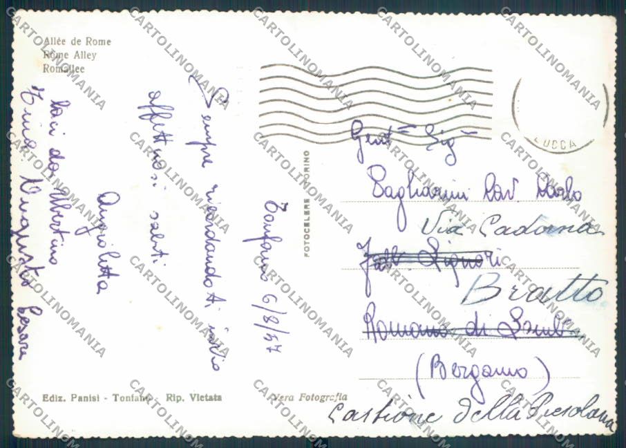 Lucca Marina di Pietrasanta Tonfano foto FG cartolina ZF3672 – retro
