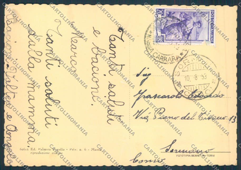 Massa Marina di FG cartolina ZF3685 – retro