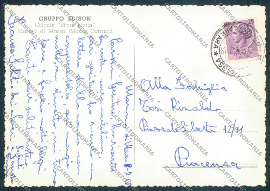 Massa Marina di foto FG cartolina ZF3698 – retro