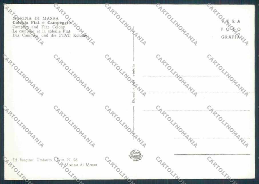 Massa Marina di Campeggio foto FG cartolina ZF3711 – retro