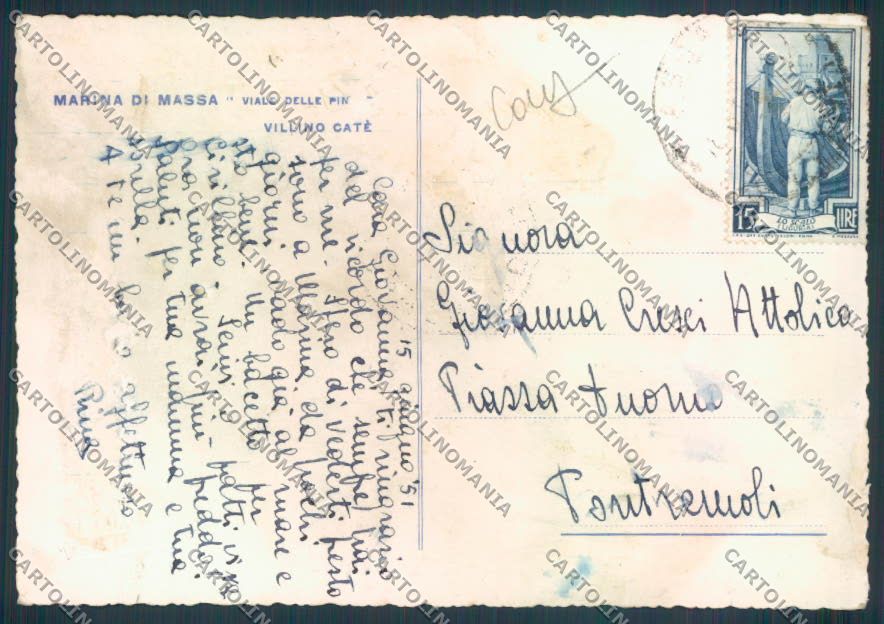 Massa Marina di COLLA foto FG cartolina ZF3716 – retro