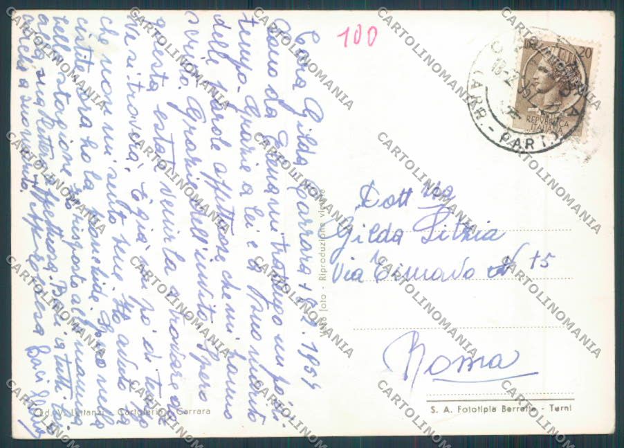 Massa Carrara Poste foto FG cartolina ZF3721 – retro
