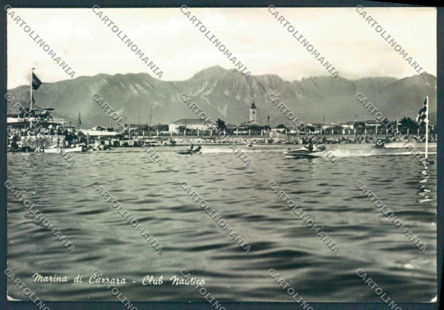 Massa Carrara Marina di Club Nautico foto FG cartolina ZF3732 – fronte