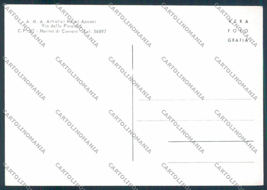 Massa Carrara Marina di AMA foto FG cartolina ZF3736 – retro