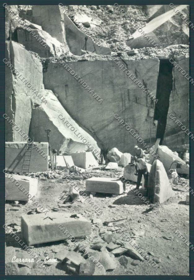Massa Carrara Cave Marmo foto FG cartolina ZF3742 – fronte