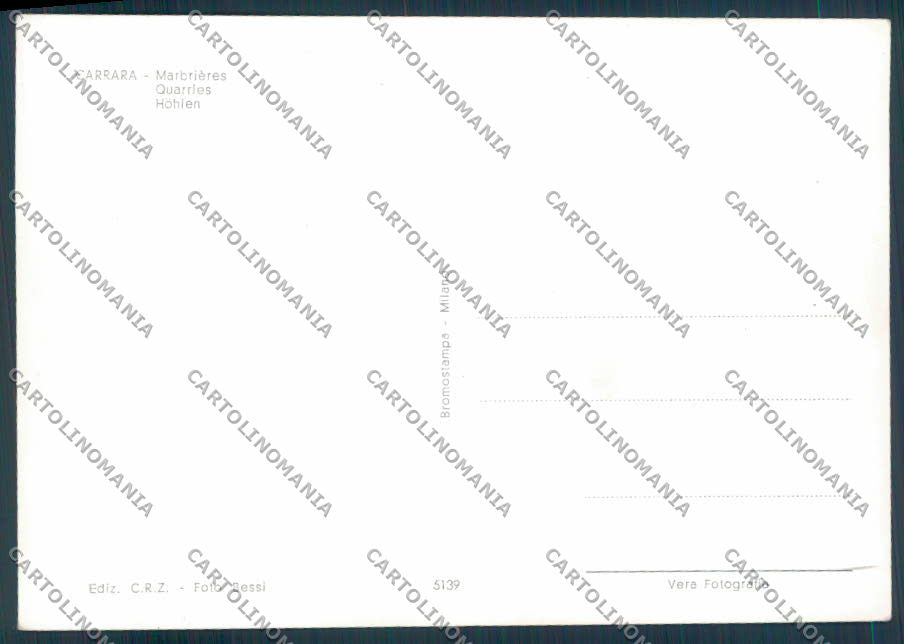Massa Carrara Cave Marmo foto FG cartolina ZF3744 – retro