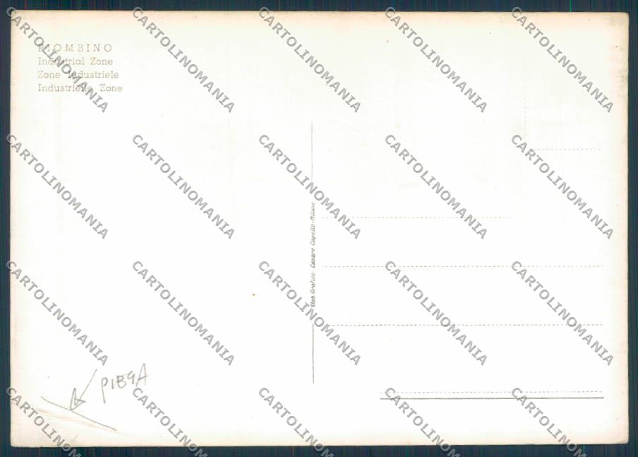 Livorno Piombino PIEGA foto FG cartolina ZF3750 – retro