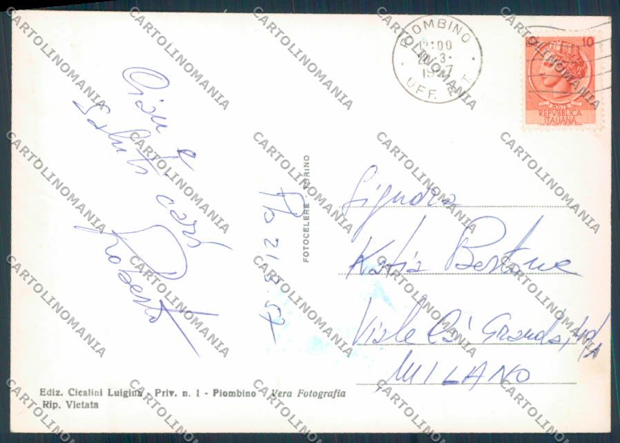 Livorno Piombino foto FG cartolina ZF3751 – retro