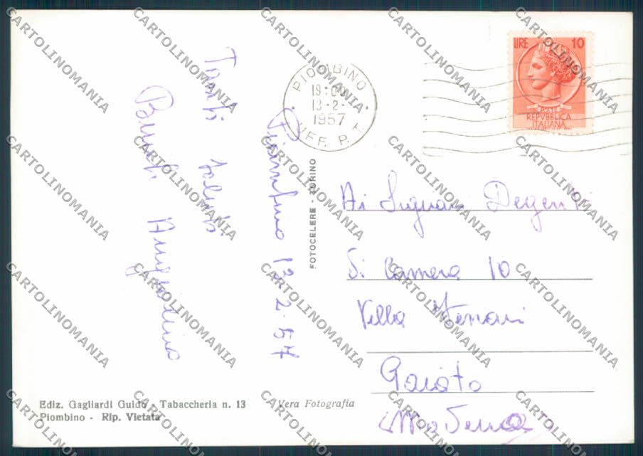 Livorno Piombino foto FG cartolina ZF3757 – retro
