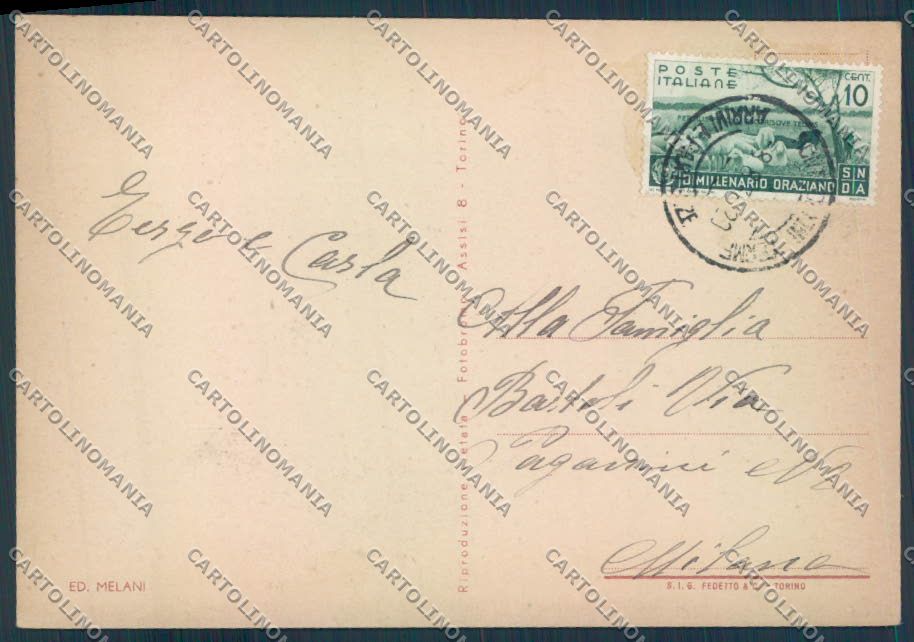 Pistoia Montecatini FG cartolina ZF3767 – retro