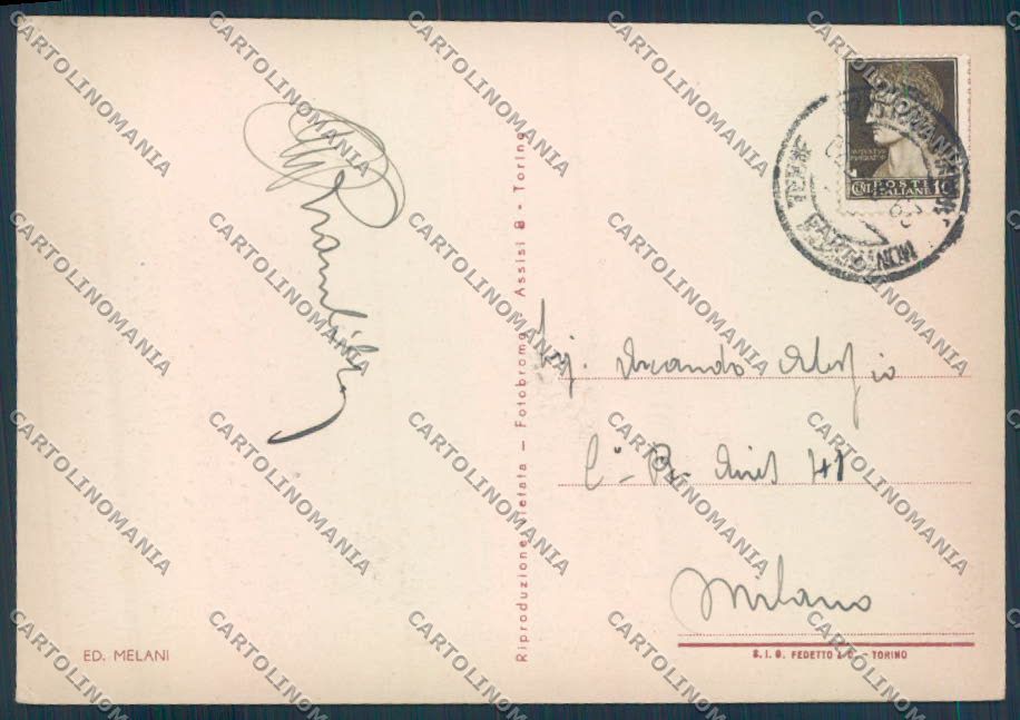 Pistoia Montecatini FG cartolina ZF3769 – retro
