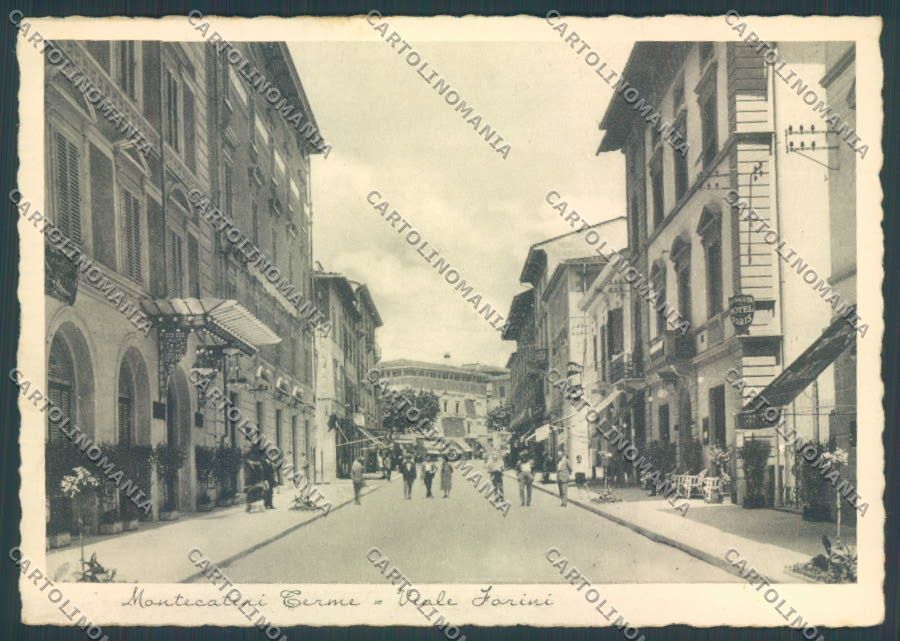 Pistoia Montecatini Viale Farini FG cartolina ZF3776 – fronte