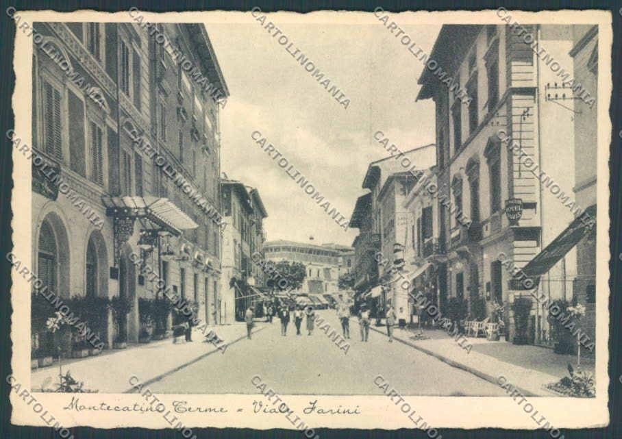 Pistoia Montecatini Viale Farini FG cartolina ZF3779 – fronte