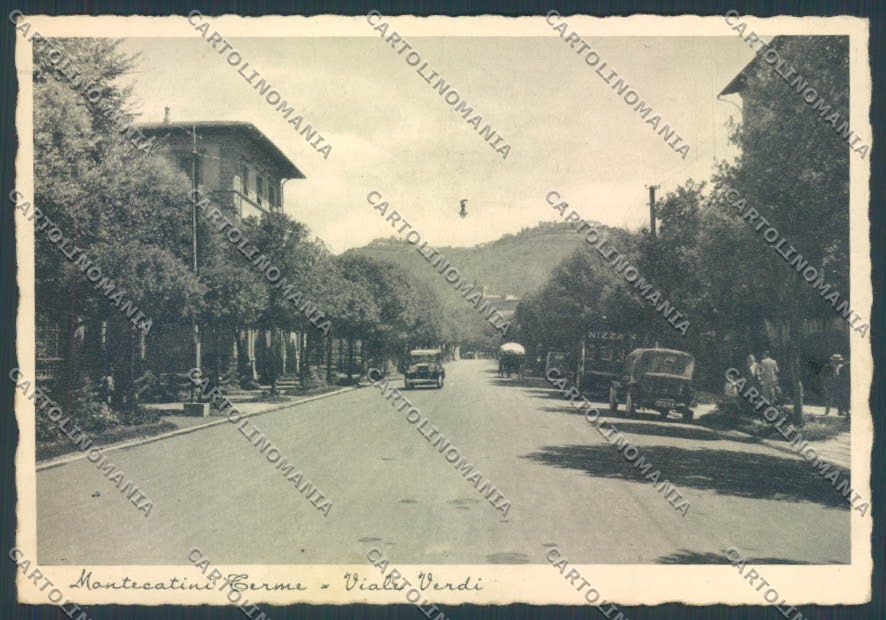 Pistoia Montecatini Viale Verdi FG cartolina ZF3785 – fronte