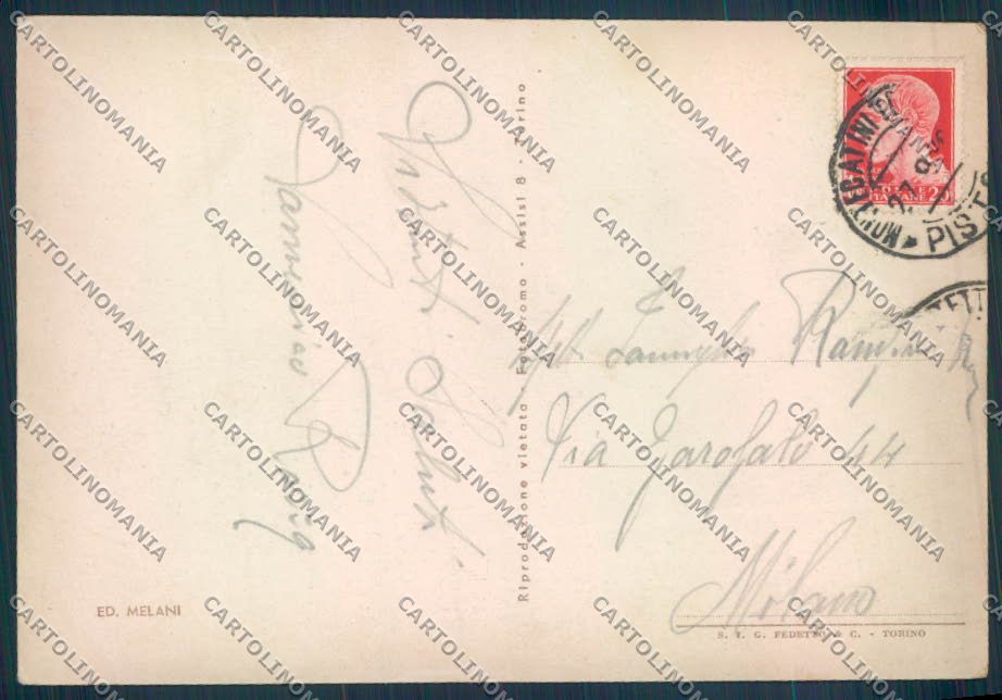 Pistoia Montecatini Piazza Umberto I FG cartolina ZF3791 – retro