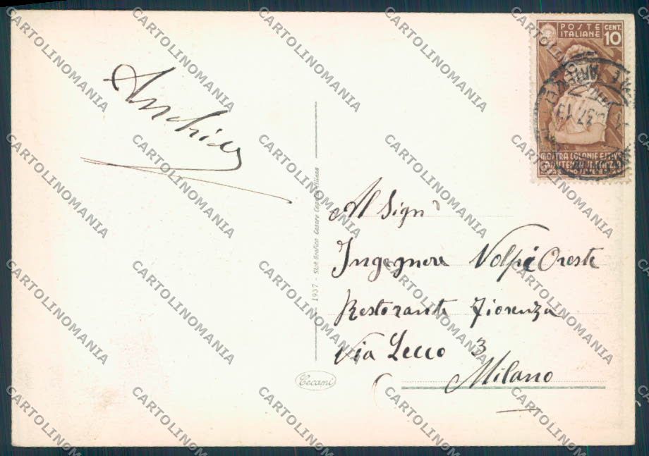 Pistoia Montecatini FG cartolina ZF3793 – retro