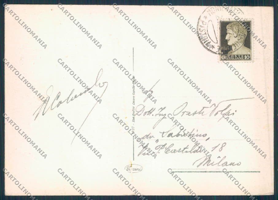 Pistoia Montecatini FG cartolina ZF3802 – retro