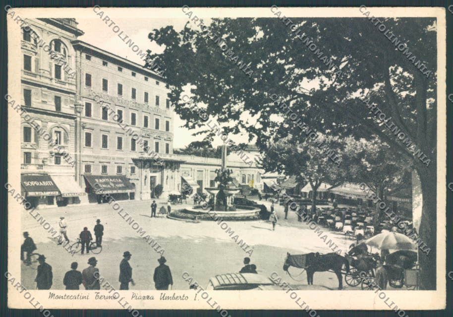 Pistoia Montecatini Farmacia FG cartolina ZF3803 – fronte