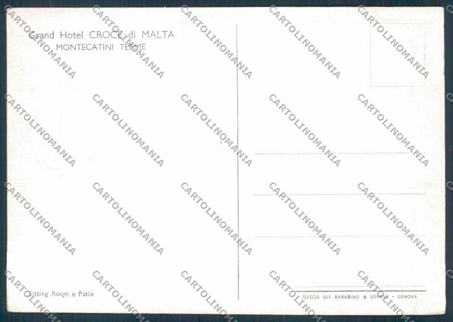 Pistoia Montecatini FG cartolina ZF3808 – retro