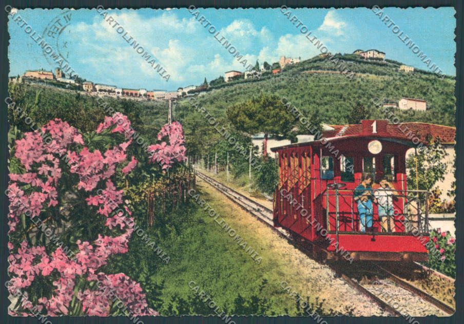 Pistoia Montecatini Funicolare FG cartolina ZF3816 – fronte