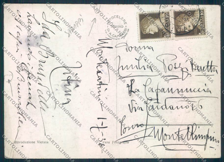 Pistoia Montecatini STRAPPI foto FG cartolina ZF3829 – retro