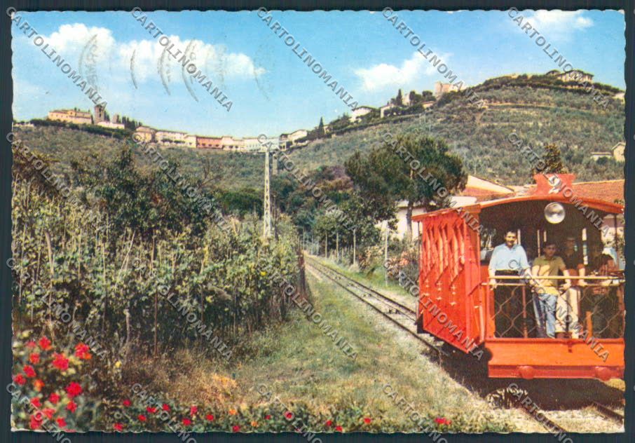 Pistoia Montecatini Funicolare FG cartolina ZF3838 – fronte