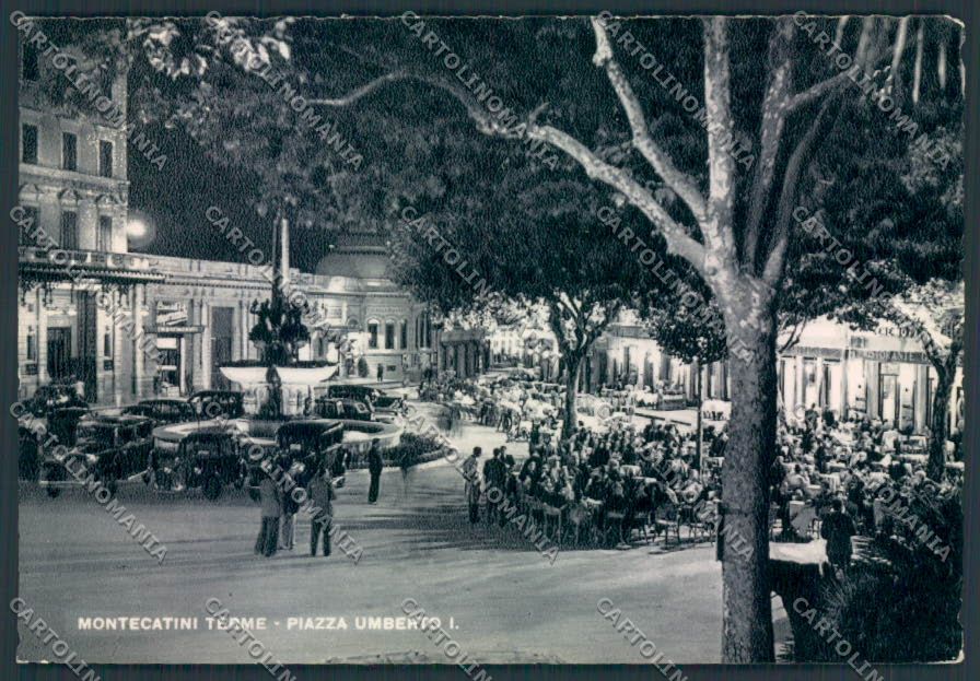 Pistoia Montecatini Piazza Umberto I foto FG cartolina ZF3843 – fronte