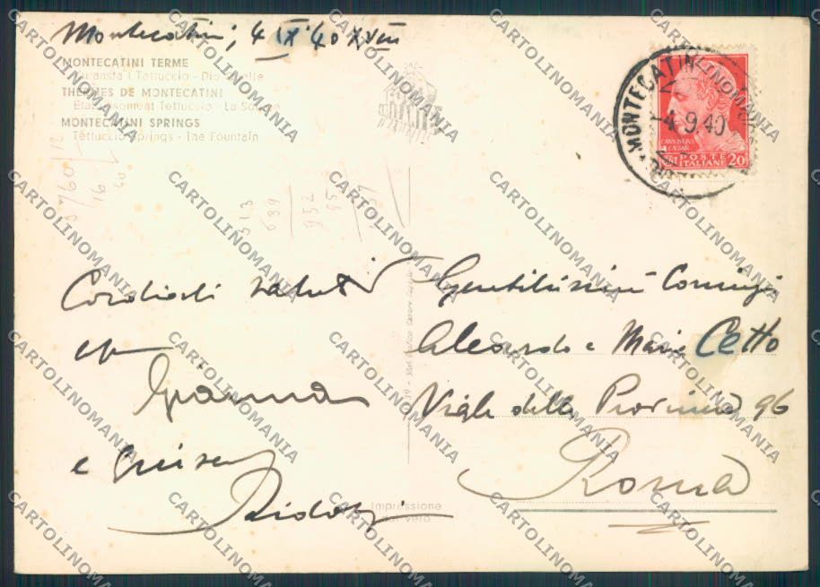 Pistoia Montecatini foto FG cartolina ZF3844 – retro