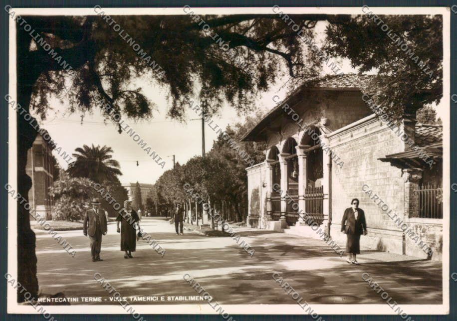 Pistoia Montecatini Viale Tamerici foto FG cartolina ZF3849 – fronte