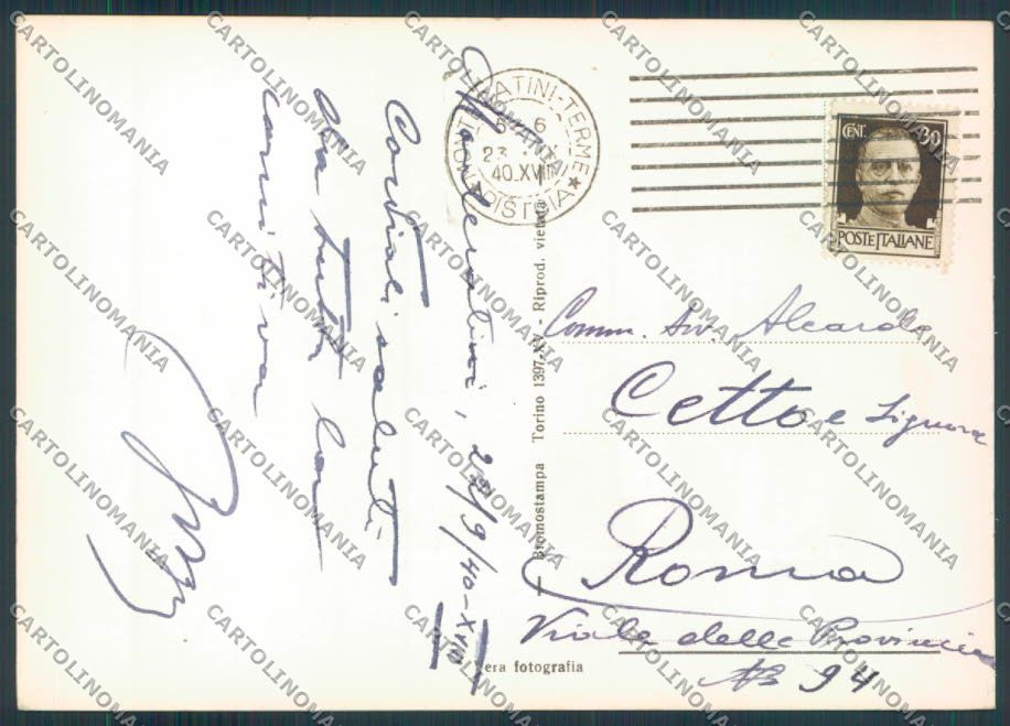 Pistoia Montecatini Viale Tamerici foto FG cartolina ZF3849 – retro