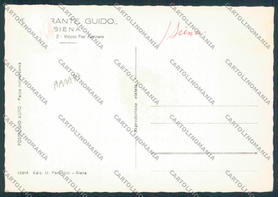 Siena città ABRASA FG cartolina ZF3870 – retro